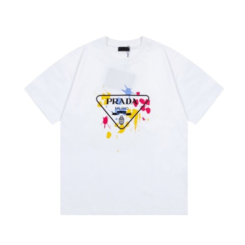 Cheap Prada T-Shirts Short Sleeved For Unisex #1178535 Replica Wholesale [$42.00 USD] [ITEM#1178535] on Replica Prada T-Shirts