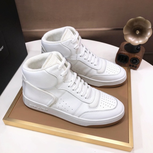 Cheap Yves Saint Laurent YSL High Tops Shoes For Men #1178767 Replica Wholesale [$98.00 USD] [ITEM#1178767] on Replica Yves Saint Laurent YSL High Tops Shoes