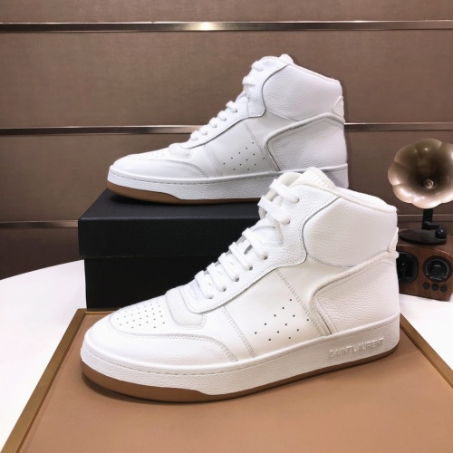 Cheap Yves Saint Laurent YSL High Tops Shoes For Men #1178767 Replica Wholesale [$98.00 USD] [ITEM#1178767] on Replica Yves Saint Laurent YSL High Tops Shoes