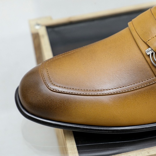 Cheap Salvatore Ferragamo Leather Shoes For Men #1178965 Replica Wholesale [$85.00 USD] [ITEM#1178965] on Replica Salvatore Ferragamo Leather Shoes