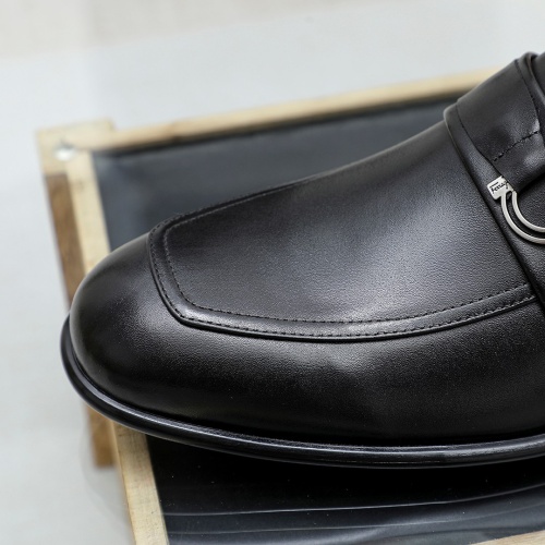 Cheap Salvatore Ferragamo Leather Shoes For Men #1178967 Replica Wholesale [$85.00 USD] [ITEM#1178967] on Replica Salvatore Ferragamo Leather Shoes