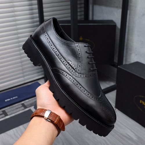 Cheap Prada Leather Shoes For Men #1179091 Replica Wholesale [$82.00 USD] [ITEM#1179091] on Replica Prada Leather Shoes