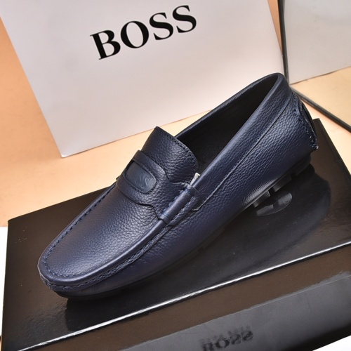 Cheap Boss Leather Shoes For Men #1179112 Replica Wholesale [$80.00 USD] [ITEM#1179112] on Replica Boss Leather Shoes