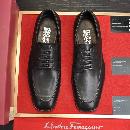 Cheap Salvatore Ferragamo Leather Shoes For Men #1179329 Replica Wholesale [$108.00 USD] [ITEM#1179329] on Replica Salvatore Ferragamo Leather Shoes