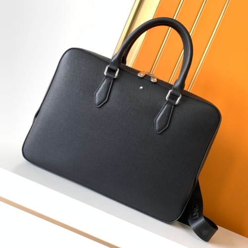 Cheap Mont Blanc AAA Man Handbags #1180118 Replica Wholesale [$155.00 USD] [ITEM#1180118] on Replica Mont Blanc AAA Man Handbags