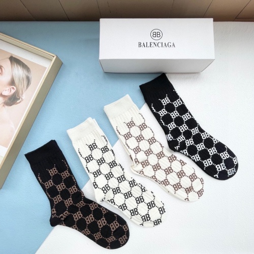 Cheap Balenciaga Socks #1180141 Replica Wholesale [$34.00 USD] [ITEM#1180141] on Replica Balenciaga Socks