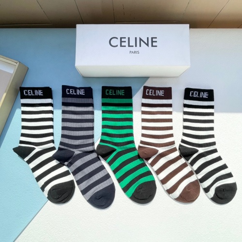 Cheap Celine Socks #1180144 Replica Wholesale [$29.00 USD] [ITEM#1180144] on Replica Celine Socks