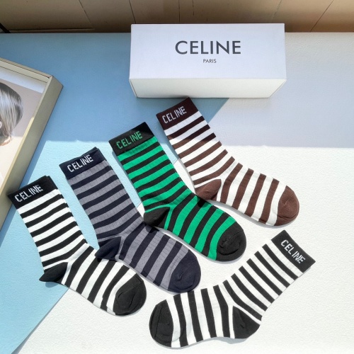 Cheap Celine Socks #1180144 Replica Wholesale [$29.00 USD] [ITEM#1180144] on Replica Celine Socks