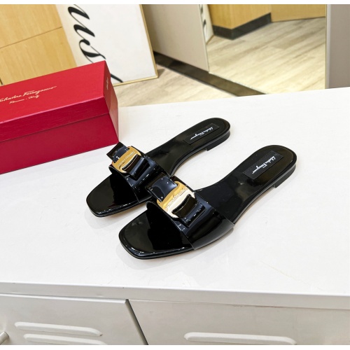 Cheap Salvatore Ferragamo Slippers For Women #1180362 Replica Wholesale [$80.00 USD] [ITEM#1180362] on Replica Salvatore Ferragamo Slippers