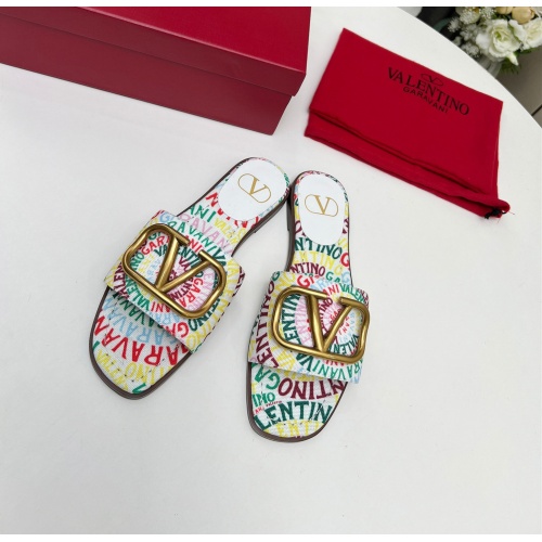 Cheap Valentino Slippers For Women #1180551 Replica Wholesale [$82.00 USD] [ITEM#1180551] on Replica Valentino Slippers