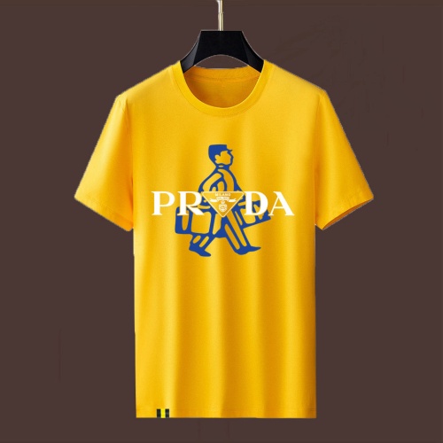 Cheap Prada T-Shirts Short Sleeved For Men #1180693 Replica Wholesale [$40.00 USD] [ITEM#1180693] on Replica Prada T-Shirts