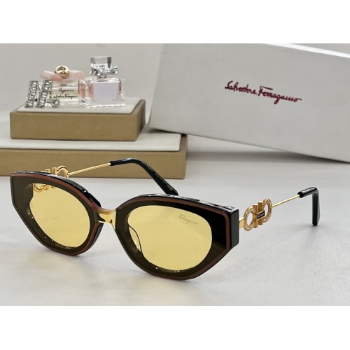 Cheap Salvatore Ferragamo AAA Quality Sunglasses #1180952 Replica Wholesale [$60.00 USD] [ITEM#1180952] on Replica Salvatore Ferragamo AAA Quality Sunglasses