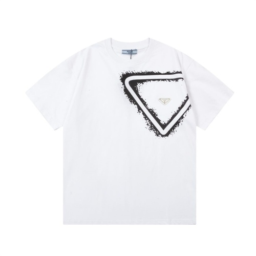 Cheap Prada T-Shirts Short Sleeved For Unisex #1181099 Replica Wholesale [$42.00 USD] [ITEM#1181099] on Replica Prada T-Shirts