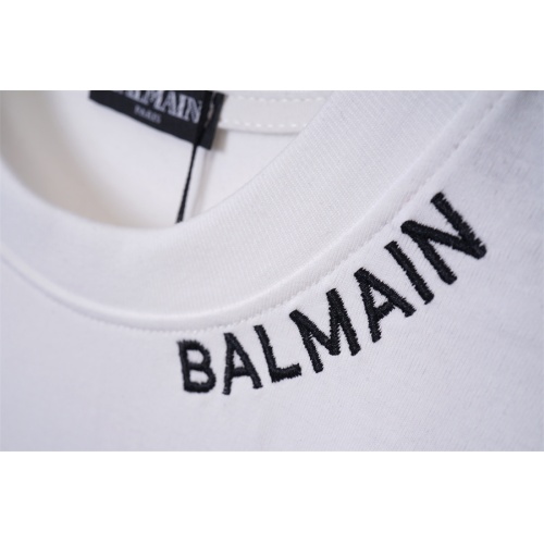 Cheap Balmain T-Shirts Short Sleeved For Unisex #1181244 Replica Wholesale [$32.00 USD] [ITEM#1181244] on Replica Balmain T-Shirts