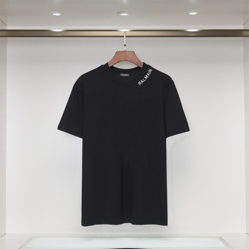 Cheap Balmain T-Shirts Short Sleeved For Unisex #1181246 Replica Wholesale [$32.00 USD] [ITEM#1181246] on Replica Balmain T-Shirts