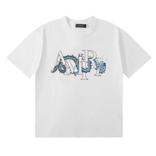 Cheap Amiri T-Shirts Short Sleeved For Unisex #1181277 Replica Wholesale [$27.00 USD] [ITEM#1181277] on Replica Amiri T-Shirts