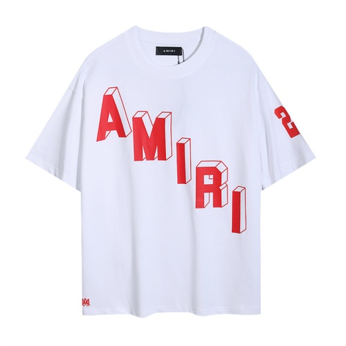 Cheap Amiri T-Shirts Short Sleeved For Unisex #1181279 Replica Wholesale [$27.00 USD] [ITEM#1181279] on Replica Amiri T-Shirts