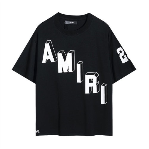 Cheap Amiri T-Shirts Short Sleeved For Unisex #1181281 Replica Wholesale [$27.00 USD] [ITEM#1181281] on Replica Amiri T-Shirts