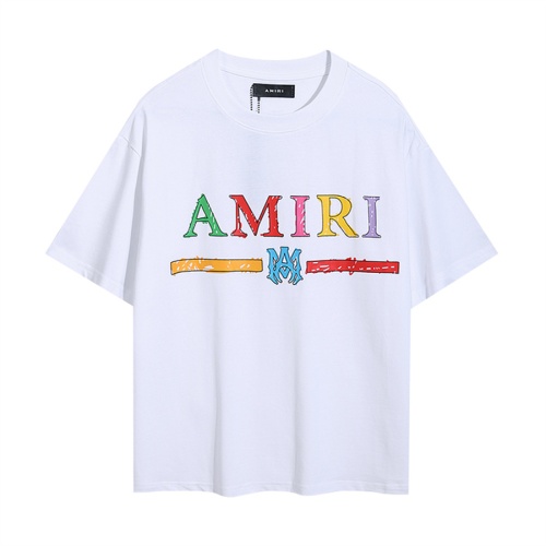 Cheap Amiri T-Shirts Short Sleeved For Unisex #1181284 Replica Wholesale [$27.00 USD] [ITEM#1181284] on Replica Amiri T-Shirts