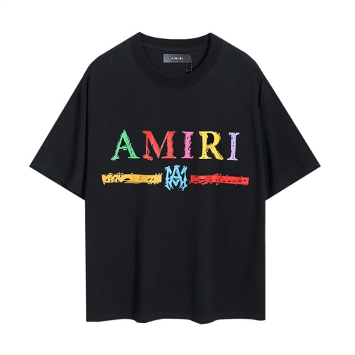 Cheap Amiri T-Shirts Short Sleeved For Unisex #1181285 Replica Wholesale [$27.00 USD] [ITEM#1181285] on Replica Amiri T-Shirts