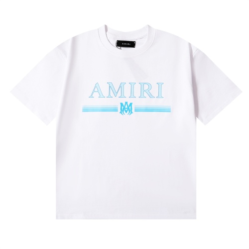 Cheap Amiri T-Shirts Short Sleeved For Unisex #1181286 Replica Wholesale [$25.00 USD] [ITEM#1181286] on Replica Amiri T-Shirts