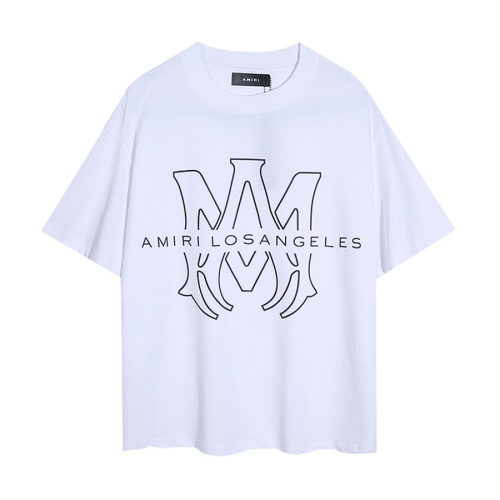 Cheap Amiri T-Shirts Short Sleeved For Unisex #1181302 Replica Wholesale [$25.00 USD] [ITEM#1181302] on Replica Amiri T-Shirts