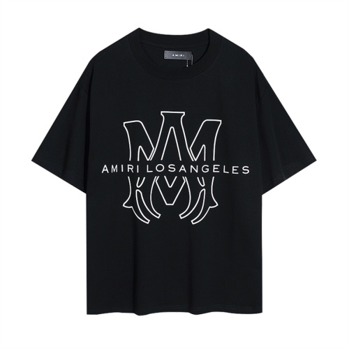 Cheap Amiri T-Shirts Short Sleeved For Unisex #1181303 Replica Wholesale [$25.00 USD] [ITEM#1181303] on Replica Amiri T-Shirts