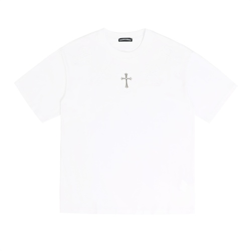 Cheap Chrome Hearts T-Shirts Short Sleeved For Unisex #1181432 Replica Wholesale [$32.00 USD] [ITEM#1181432] on Replica Chrome Hearts T-Shirts