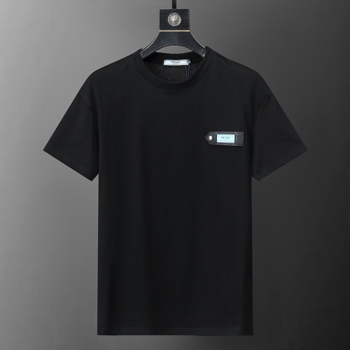 Cheap Prada T-Shirts Short Sleeved For Men #1181510 Replica Wholesale [$25.00 USD] [ITEM#1181510] on Replica Prada T-Shirts