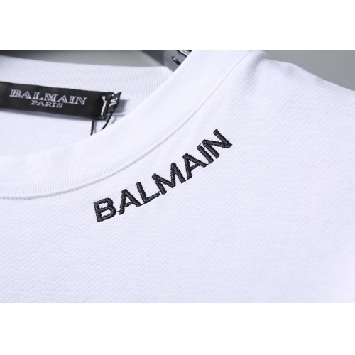 Cheap Balmain T-Shirts Short Sleeved For Men #1181531 Replica Wholesale [$25.00 USD] [ITEM#1181531] on Replica Balmain T-Shirts