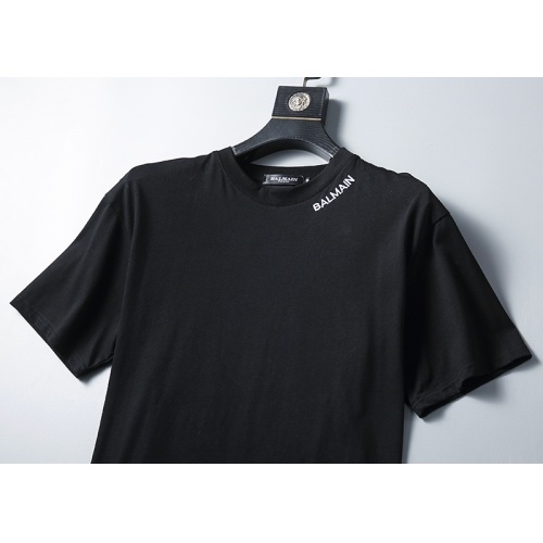 Cheap Balmain T-Shirts Short Sleeved For Men #1181532 Replica Wholesale [$25.00 USD] [ITEM#1181532] on Replica Balmain T-Shirts