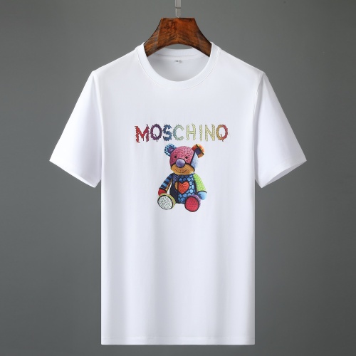 Cheap Moschino T-Shirts Short Sleeved For Men #1181573 Replica Wholesale [$25.00 USD] [ITEM#1181573] on Replica Moschino T-Shirts