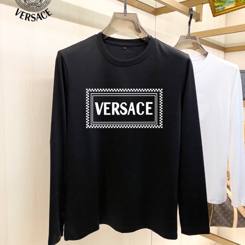 Cheap Versace T-Shirts Long Sleeved For Unisex #1181675 Replica Wholesale [$34.00 USD] [ITEM#1181675] on Replica Versace T-Shirts