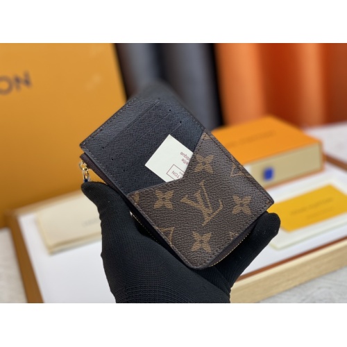 Cheap Louis Vuitton LV Card Case In Black For Women #1182108 Replica Wholesale [$36.00 USD] [ITEM#1182108] on Replica Louis Vuitton LV Wallets