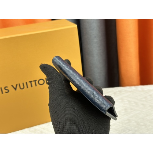 Cheap Louis Vuitton LV Card Case In Navy For Unisex #1182112 Replica Wholesale [$29.00 USD] [ITEM#1182112] on Replica Louis Vuitton LV Wallets