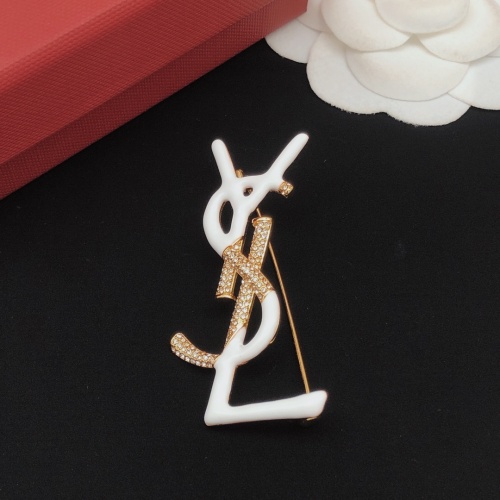 Cheap Yves Saint Laurent Brooches For Women #1182730 Replica Wholesale [$29.00 USD] [ITEM#1182730] on Replica Yves Saint Laurent Brooches