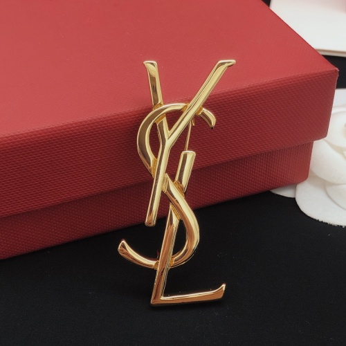 Cheap Yves Saint Laurent Brooches For Women #1182735 Replica Wholesale [$27.00 USD] [ITEM#1182735] on Replica Yves Saint Laurent Brooches
