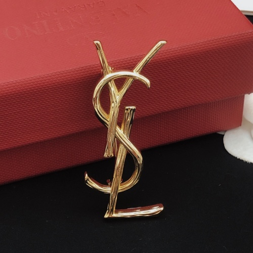 Cheap Yves Saint Laurent Brooches For Women #1182736 Replica Wholesale [$27.00 USD] [ITEM#1182736] on Replica Yves Saint Laurent Brooches