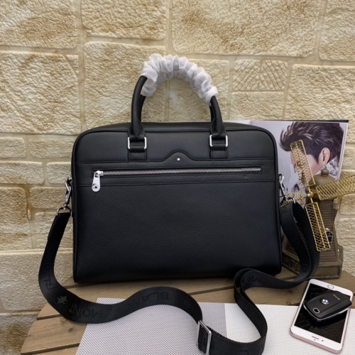 Cheap Mont Blanc AAA Man Handbags #1182817 Replica Wholesale [$108.00 USD] [ITEM#1182817] on Replica Mont Blanc AAA Man Handbags
