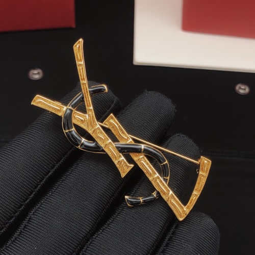 Cheap Yves Saint Laurent Brooches For Women #1182896 Replica Wholesale [$27.00 USD] [ITEM#1182896] on Replica Yves Saint Laurent Brooches