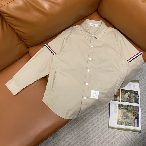 Cheap Thom Browne TB Shirts Long Sleeved For Unisex #1183223 Replica Wholesale [$60.00 USD] [ITEM#1183223] on Replica Thom Browne TB Shirts