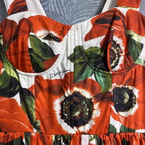 Cheap Dolce &amp; Gabbana Dresses Sleeveless For Women #1183328 Replica Wholesale [$128.00 USD] [ITEM#1183328] on Replica Dolce &amp; Gabbana Dresses