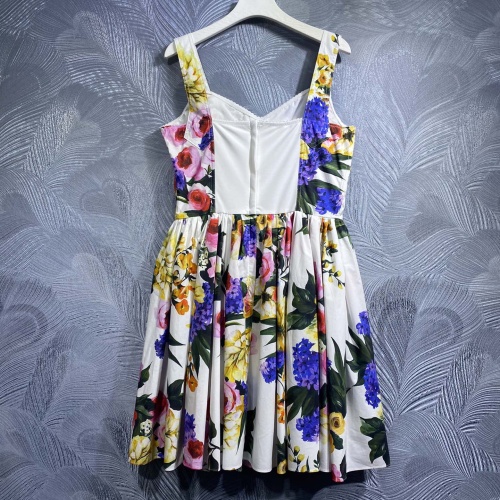 Cheap Dolce &amp; Gabbana Dresses Sleeveless For Women #1183330 Replica Wholesale [$130.00 USD] [ITEM#1183330] on Replica Dolce &amp; Gabbana Dresses