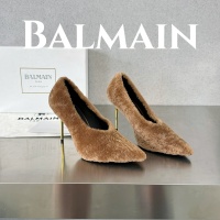 Cheap Balmain High-Heeled Shoes For Women #1174333 Replica Wholesale [$132.00 USD] [ITEM#1174333] on Replica Balmain High-Heeled Shoes