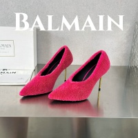 Cheap Balmain High-Heeled Shoes For Women #1174334 Replica Wholesale [$132.00 USD] [ITEM#1174334] on Replica Balmain High-Heeled Shoes