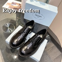 Cheap Prada Leather Shoes For Women #1174701 Replica Wholesale [$102.00 USD] [ITEM#1174701] on Replica Prada Leather Shoes