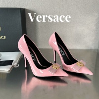 Cheap Versace High-Heeled Shoes For Women #1174796 Replica Wholesale [$118.00 USD] [ITEM#1174796] on Replica Versace High-Heeled Shoes