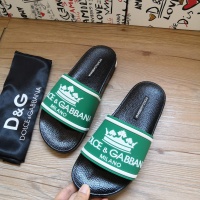 Cheap Dolce &amp; Gabbana D&amp;G Slippers For Men #1177217 Replica Wholesale [$48.00 USD] [ITEM#1177217] on Replica Dolce &amp; Gabbana D&amp;G Slippers