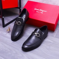 Salvatore Ferragamo Leather Shoes For Men #1180033