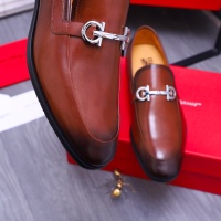 Cheap Salvatore Ferragamo Leather Shoes For Men #1180035 Replica Wholesale [$96.00 USD] [ITEM#1180035] on Replica Salvatore Ferragamo Leather Shoes